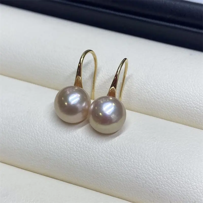 Yuhe S925 Sterling Silver Pearl Earrings White