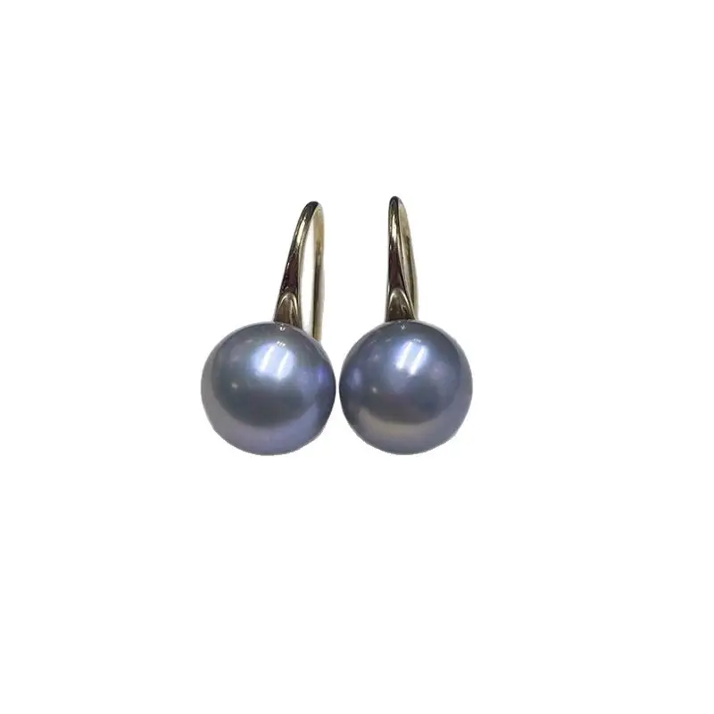 Yuhe S925 Sterling Silver Pearl Earrings White