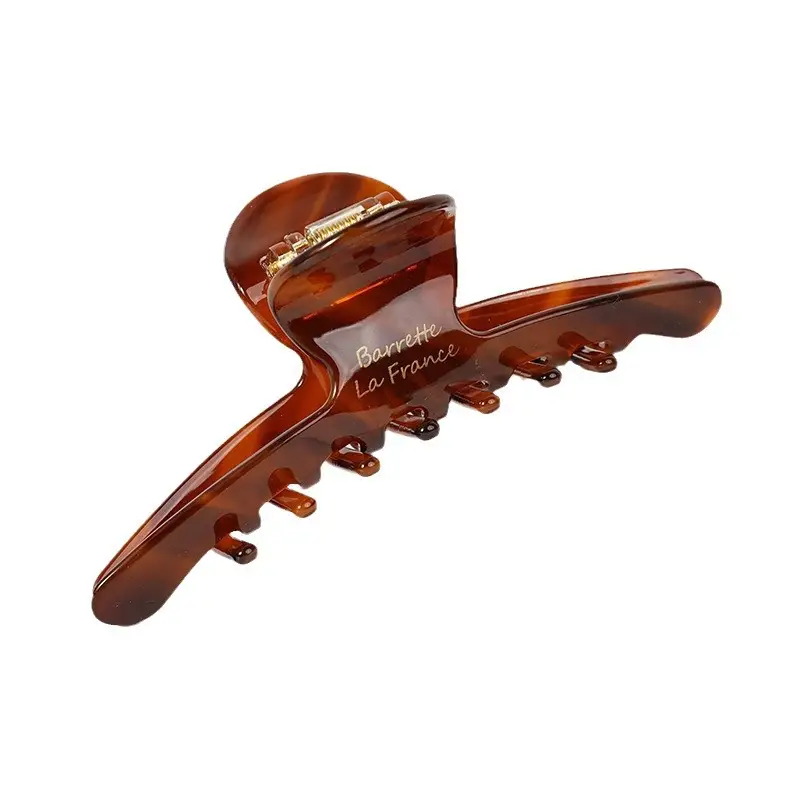 Wajia French High-End Hair Clip Korean France Acetic Acid Shark Clip Half Clip Princess Head Girl - Image 13