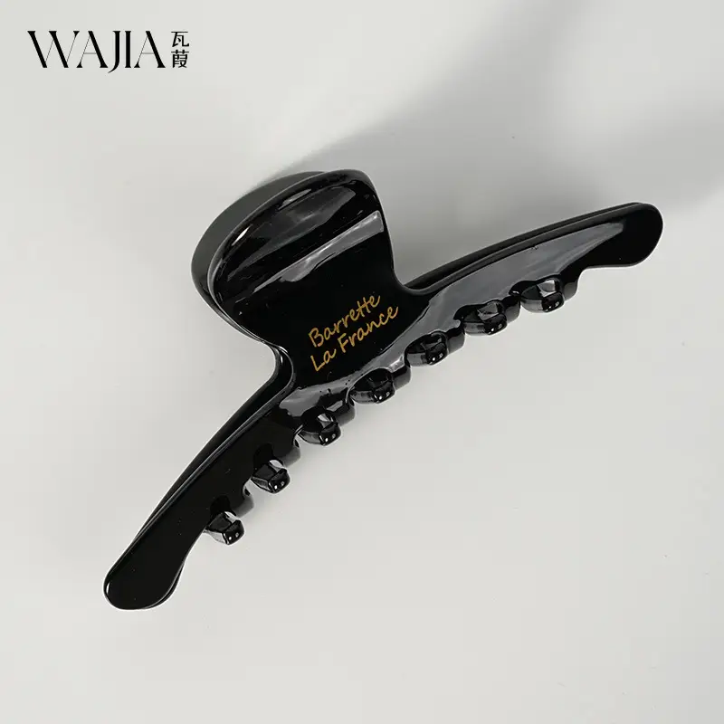 Wajia French High-End Hair Clip Korean France Acetic Acid Shark Clip Half Clip Princess Head Girl - Image 6