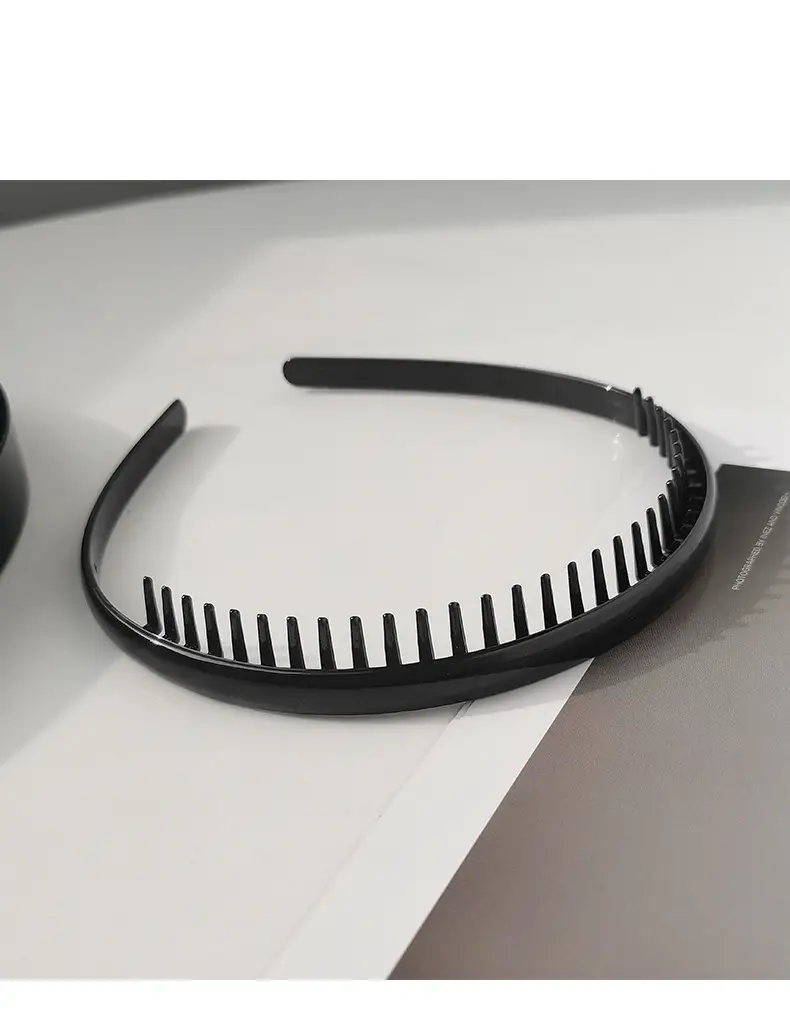 Black Toothed Hair Hoop for Women Summer Makeup Grotto — feature 14