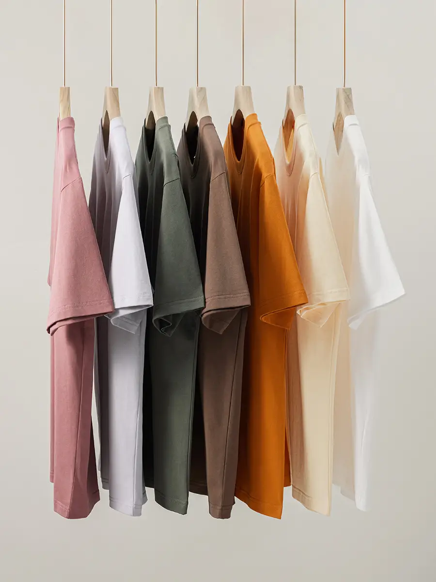 Pink Combed Cotton T-Shirt for Men - Image 19