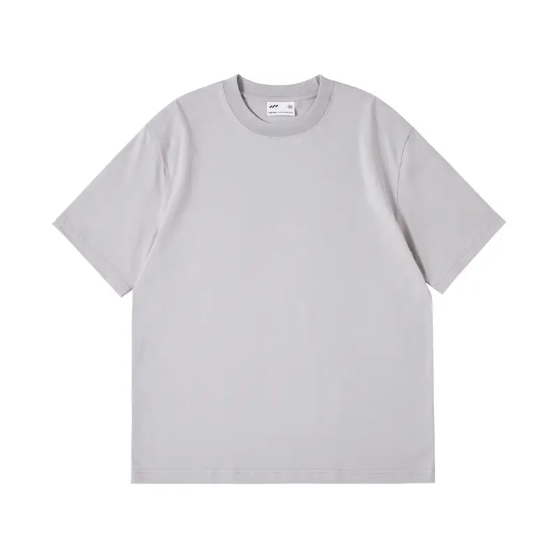 Pink Combed Cotton T-Shirt for Men - Image 10