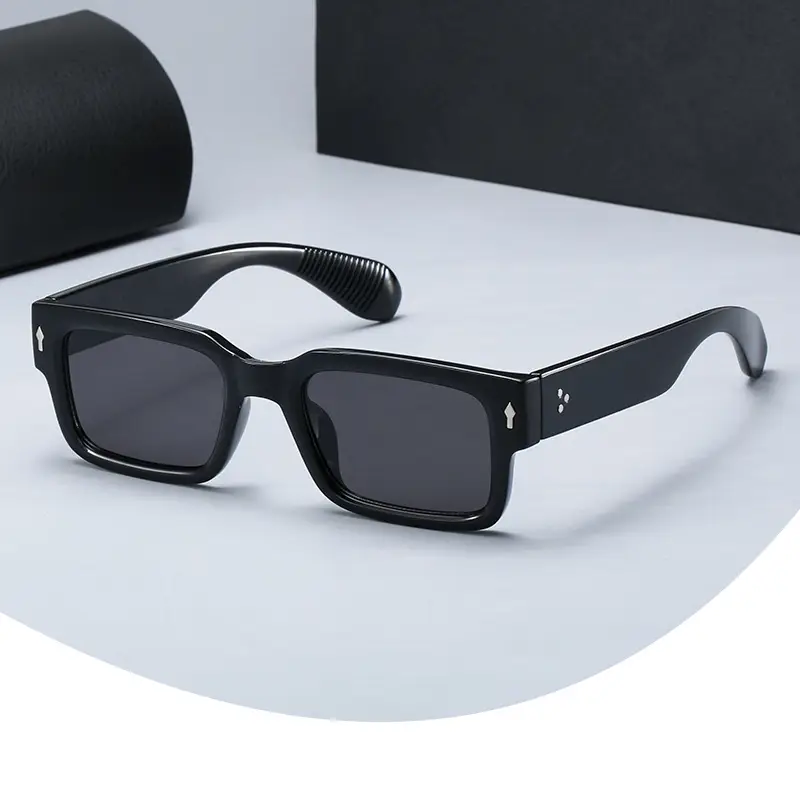 Green Square Anti-UV Sunglasses for Men Women - Image 7