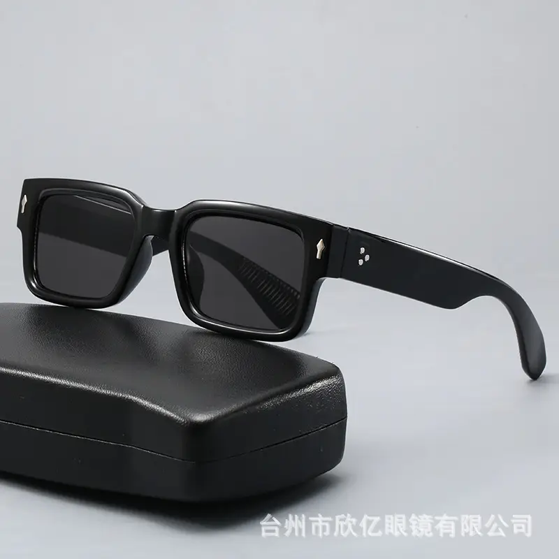Green Square Anti-UV Sunglasses for Men Women