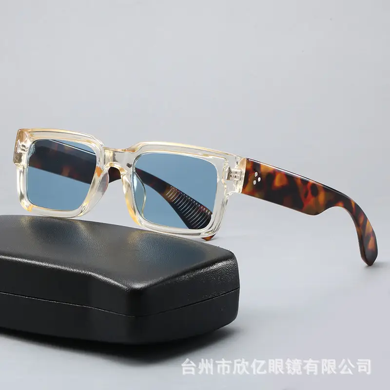 Green Square Anti-UV Sunglasses for Men Women - Image 2