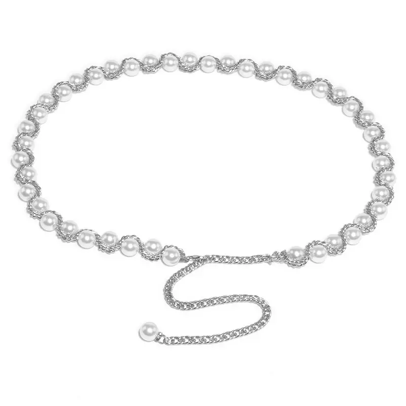 Pearl Woven Waist Chain for Women - Image 6