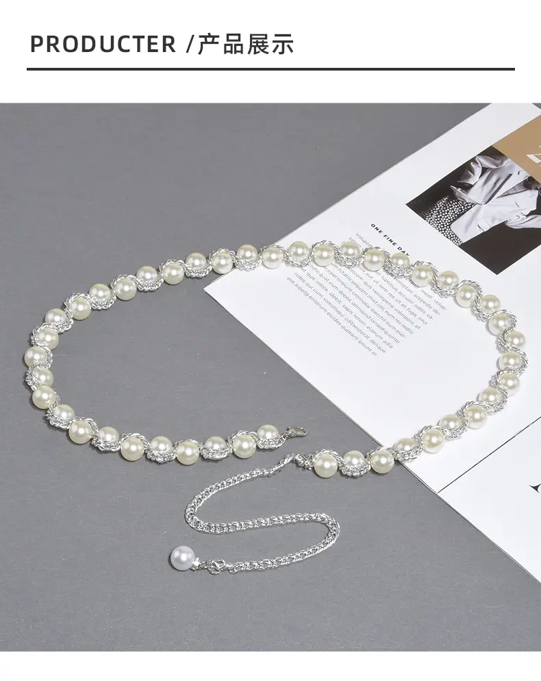 Pearl Woven Waist Chain for Women — feature 20