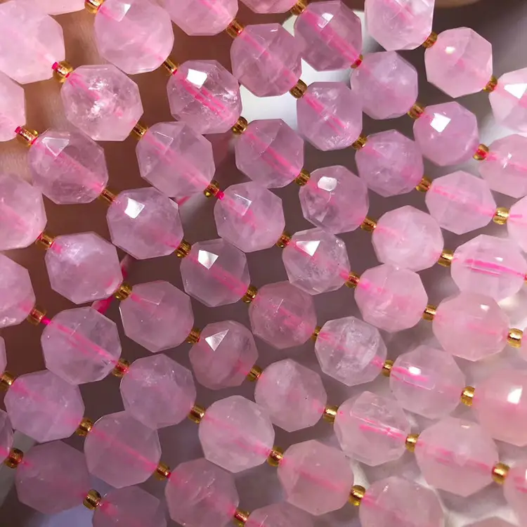 Pink Crystal Beads for Jewelry Making - Image 4
