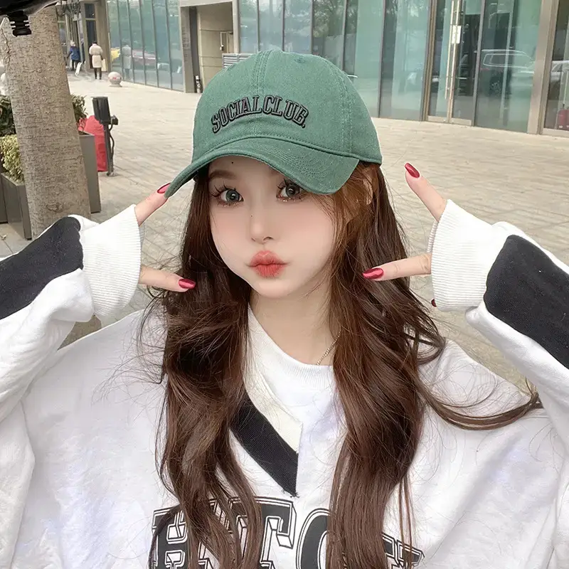 Social Club Baseball Cap for Kids Maroon - Image 17