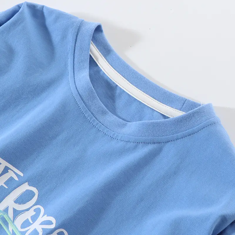Blue Cute Resort Boys Long Sleeve T-Shirt - Image 6
