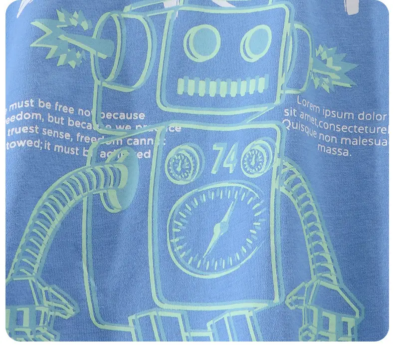 Blue Cute Resort Boys Long Sleeve T-Shirt — feature 13