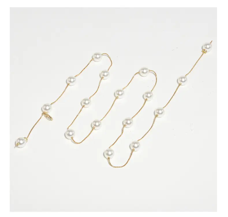 Pearl Waist Chain Women Korean Style Thin Belt Decorative β feature 14