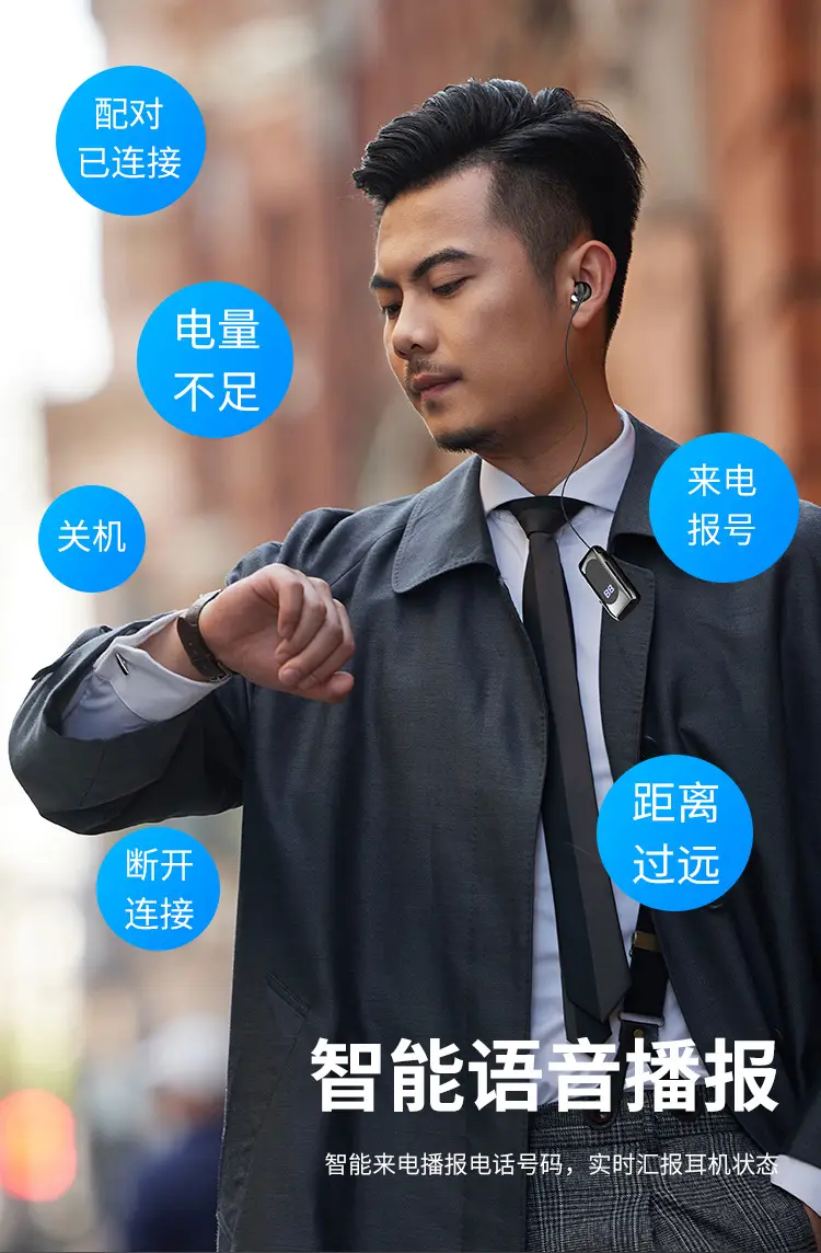 2025 Wireless Retractable Bluetooth Headset with Noise Reduction — feature 12