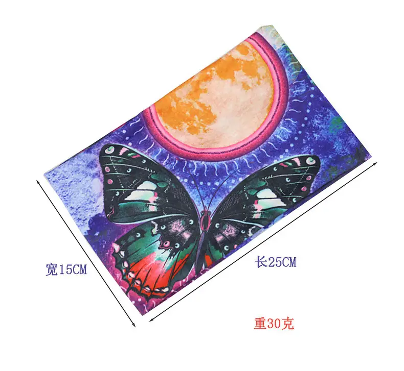 Red Printed Hair Band with Butterfly Design — feature 13