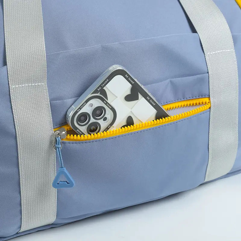 MICHAO Lightweight Travel Bag White Turquoise — feature 21