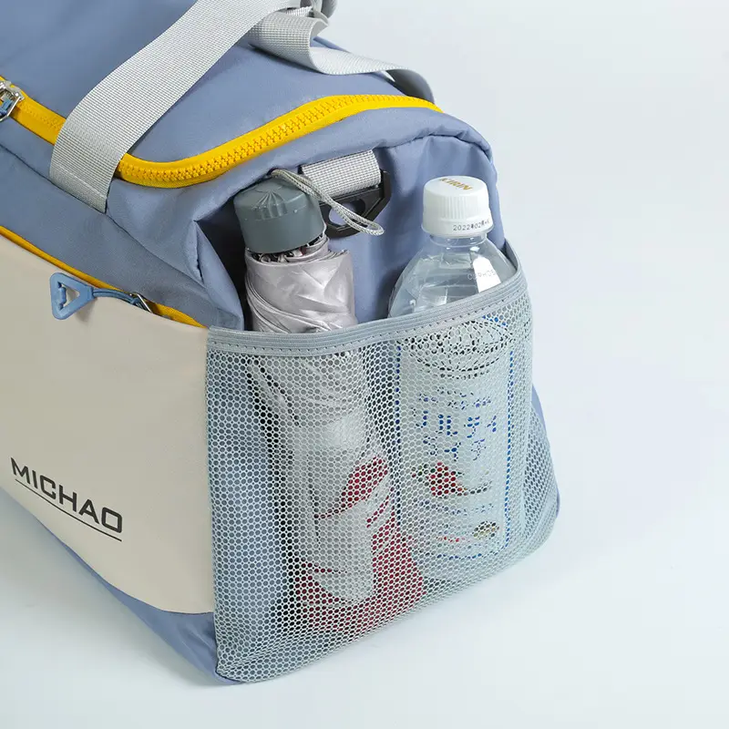 MICHAO Lightweight Travel Bag White Turquoise — feature 23