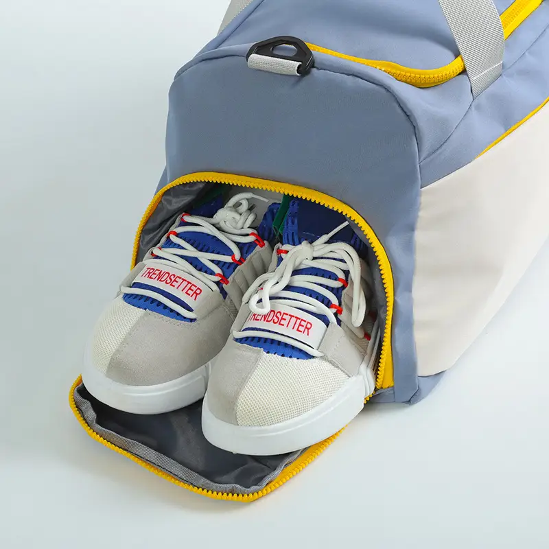 MICHAO Lightweight Travel Bag White Turquoise — feature 24