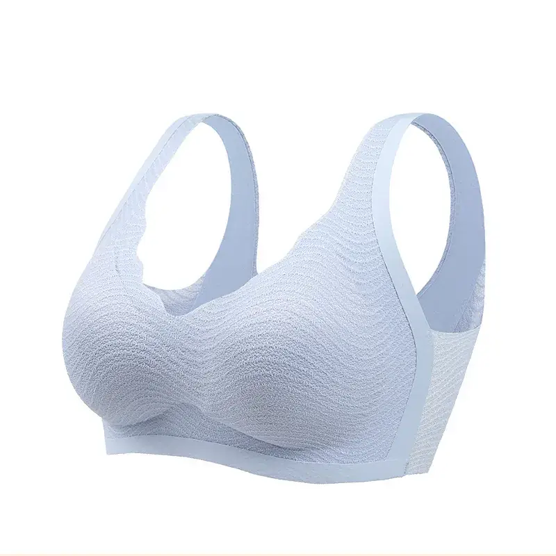 Traceless Underwire Bra White Anti-Slip Latex - Image 10