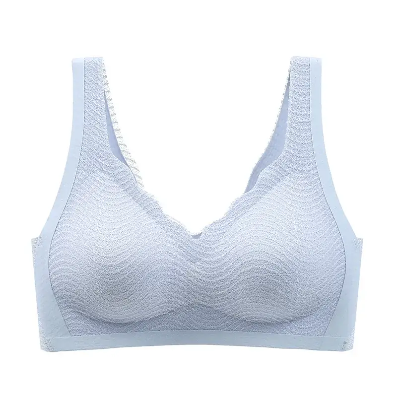 Traceless Underwire Bra White Anti-Slip Latex - Image 3