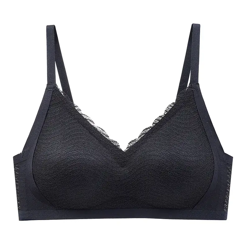 Traceless Bubble Flower Lace Underwear Women's Push-Up Anti-Sagging - Image 3
