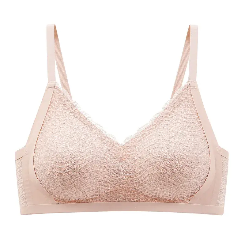 Traceless Bubble Flower Lace Underwear Women's Push-Up Anti-Sagging - Image 5