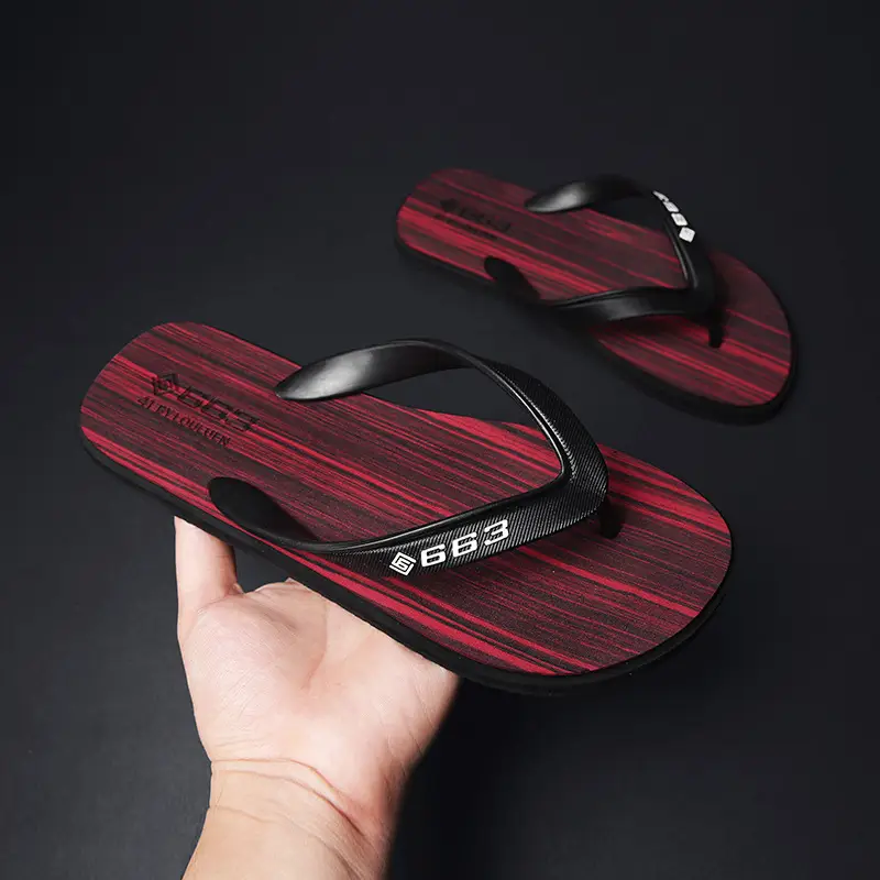2022 New Men's Casual Korean Beach Flip Flops