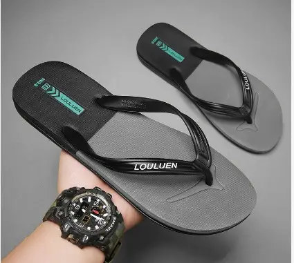 2022 New Men's Casual Korean Beach Flip Flops