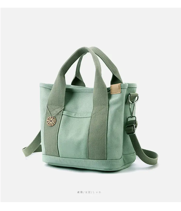 Blue Canvas Crossbody Bag for Women with Large Capacity — feature 16