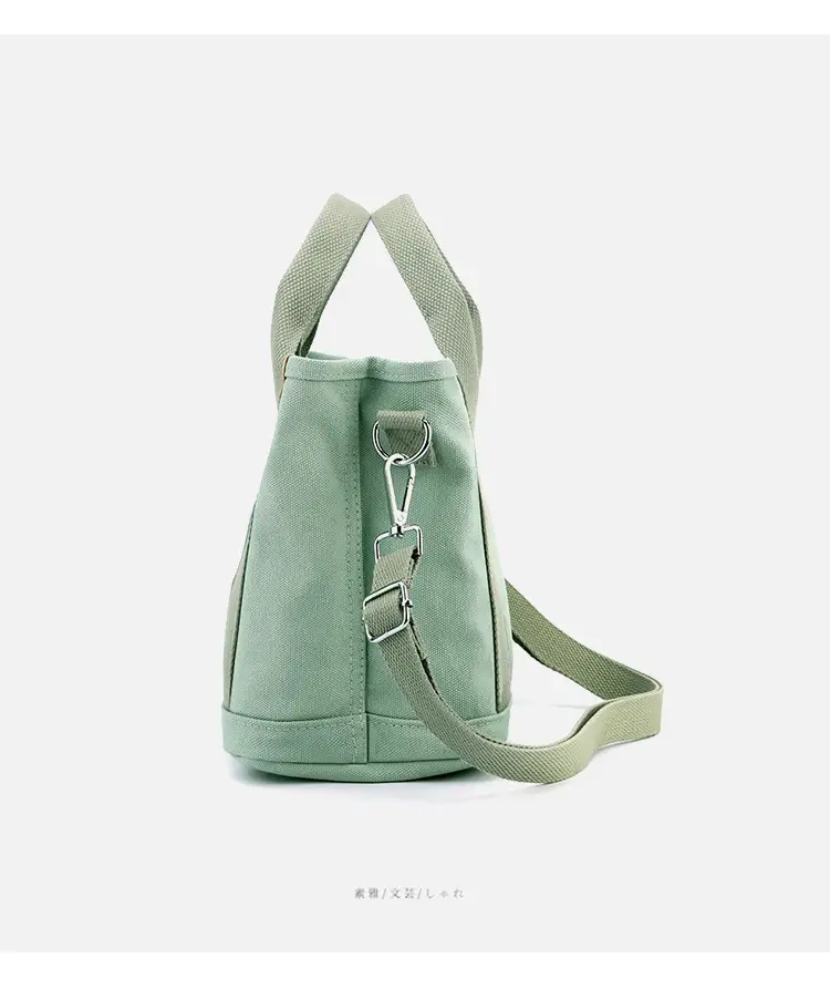 Blue Canvas Crossbody Bag for Women with Large Capacity — feature 17