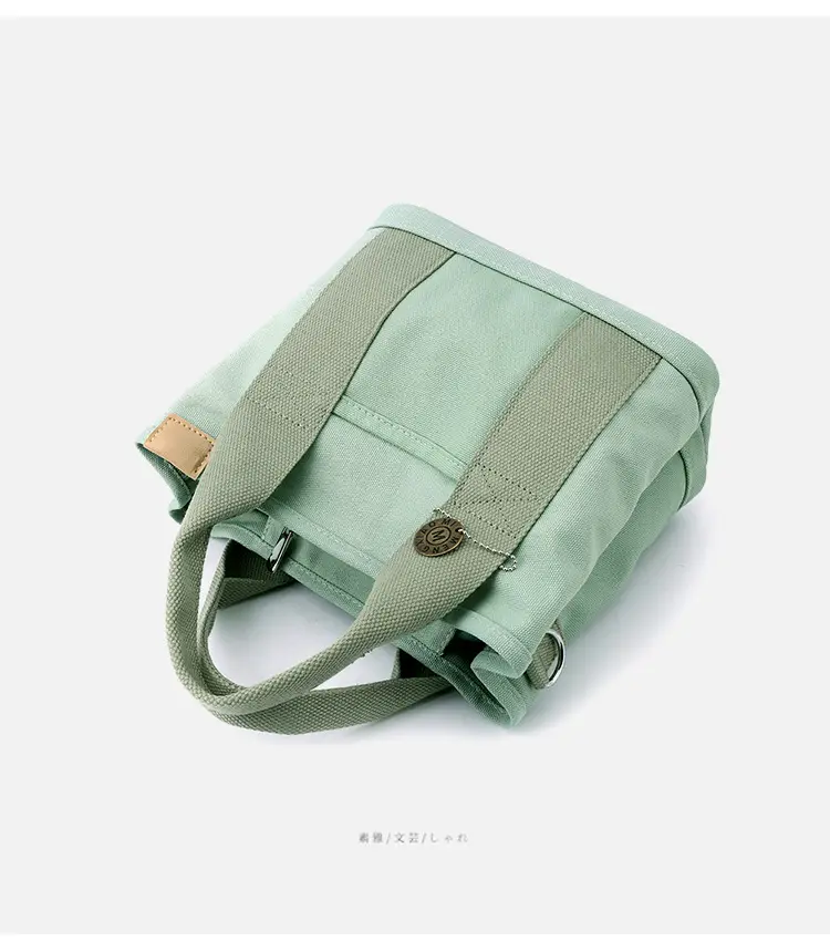 Blue Canvas Crossbody Bag for Women with Large Capacity — feature 20