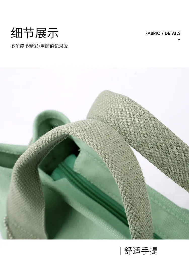 Blue Canvas Crossbody Bag for Women with Large Capacity — feature 21