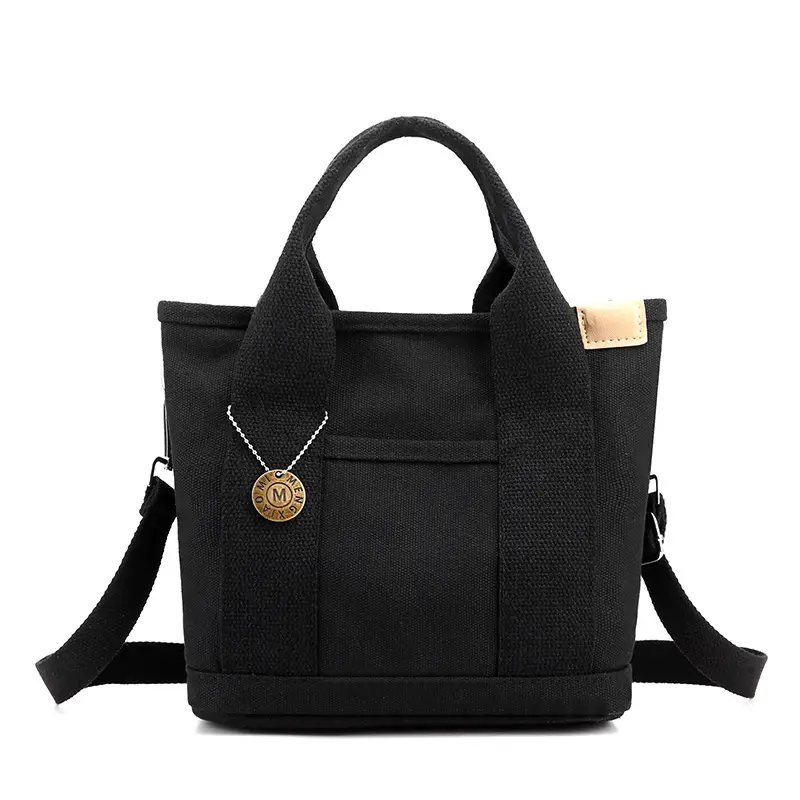 Blue Canvas Crossbody Bag for Women with Large Capacity - Image 3
