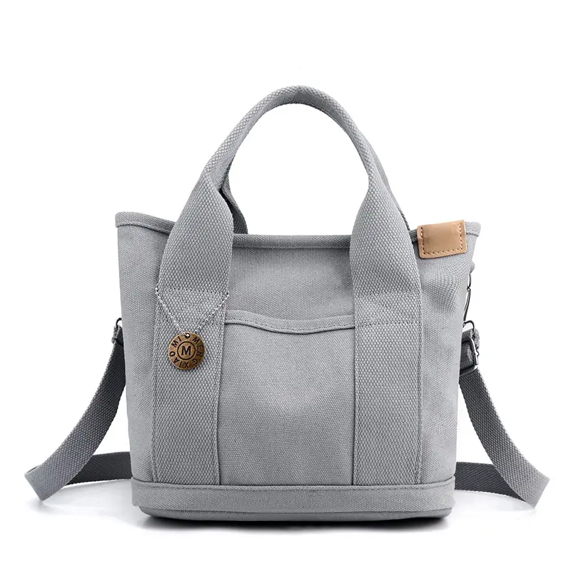 Blue Canvas Crossbody Bag for Women with Large Capacity - Image 4