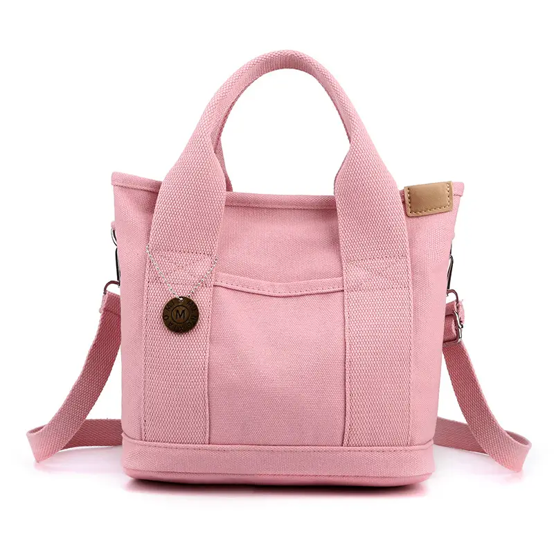 Blue Canvas Crossbody Bag for Women with Large Capacity - Image 6