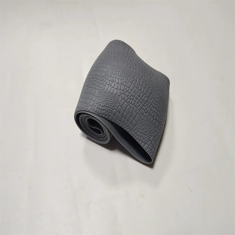 Red Croc Leather Steering Wheel Cover for 2024 - Image 2