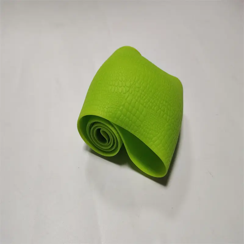 Red Croc Leather Steering Wheel Cover for 2024 - Image 7