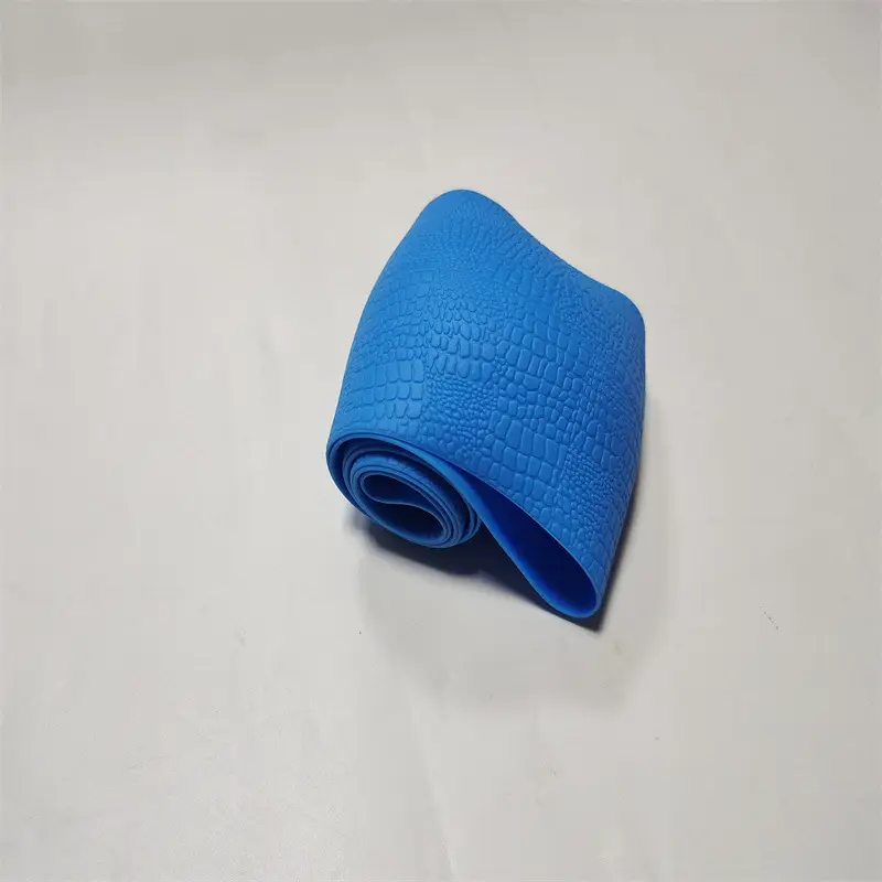 Red Croc Leather Steering Wheel Cover for 2024 - Image 9