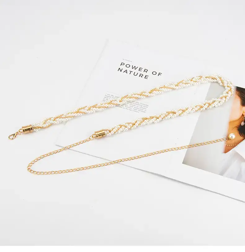 Gold Pearl Chain Belt for Women Fashion Wear β feature 5