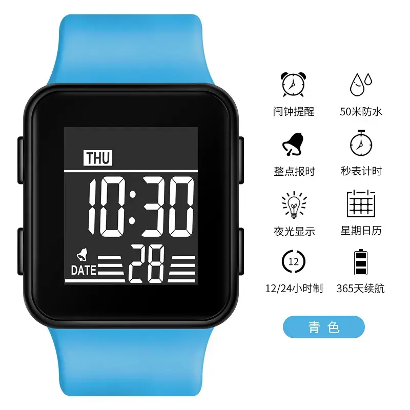 Multi-Function Waterproof Digital Stopwatch Watch for Boys Girls - Image 6
