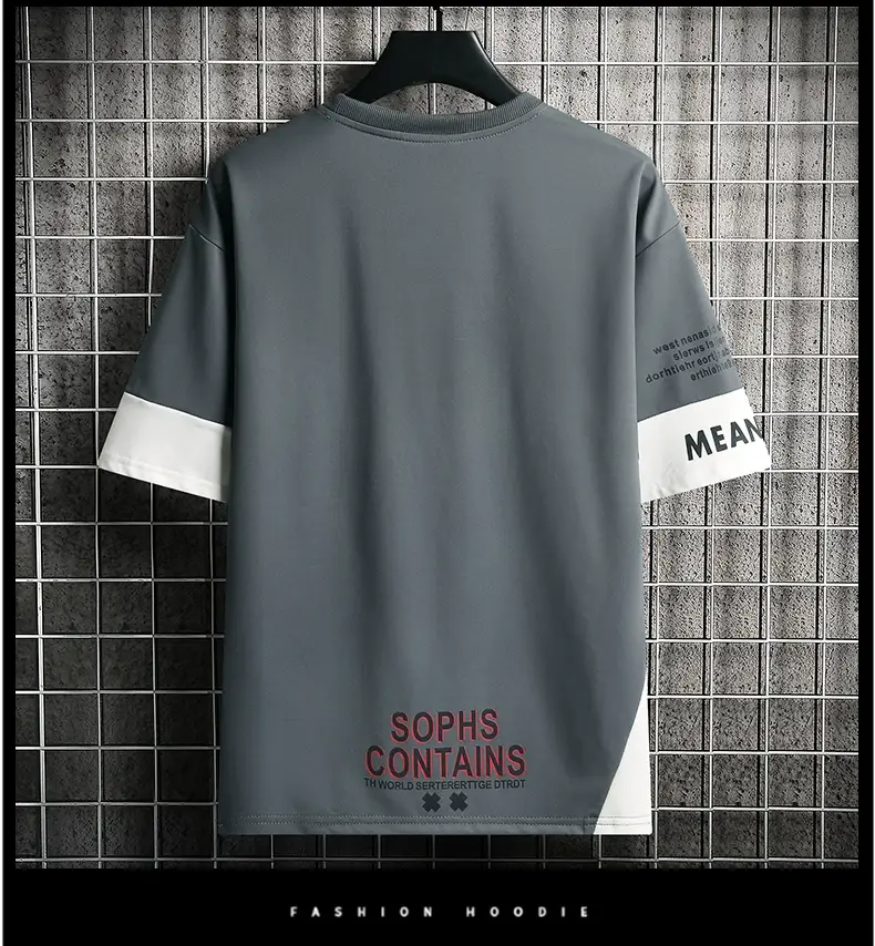 Korean Style White Black Graphic Shorts Suit — feature 16