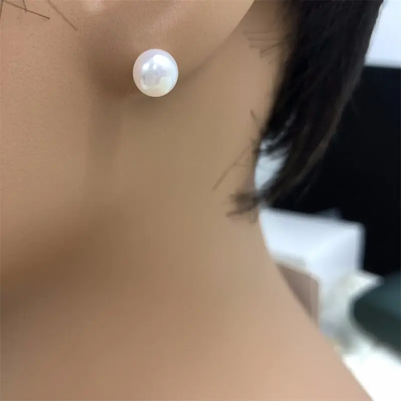 Super Bright Pearl Earrings S925 Sterling Silver