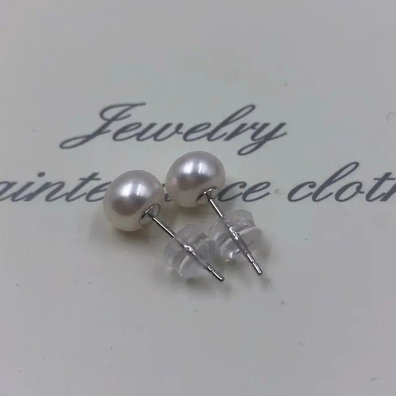 Super Bright Pearl Earrings S925 Sterling Silver — feature 7