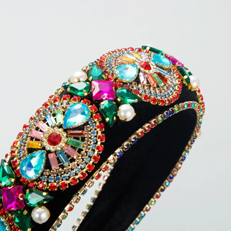 Heavy Baroque Crystal Hoop for Women - Image 6