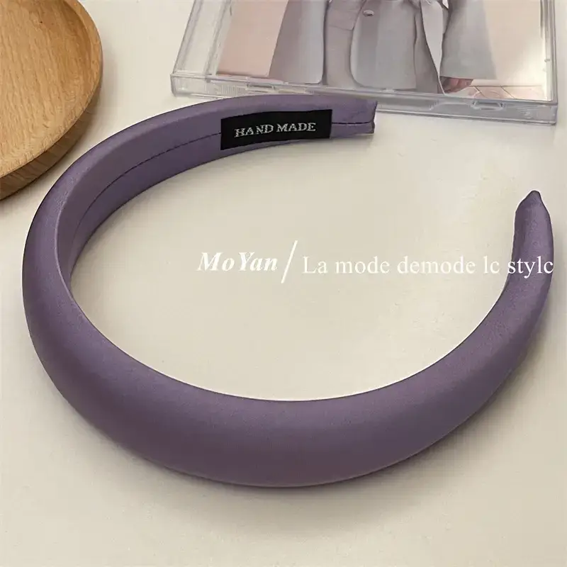 Purple Satin Hair Hoop for Women — feature 13