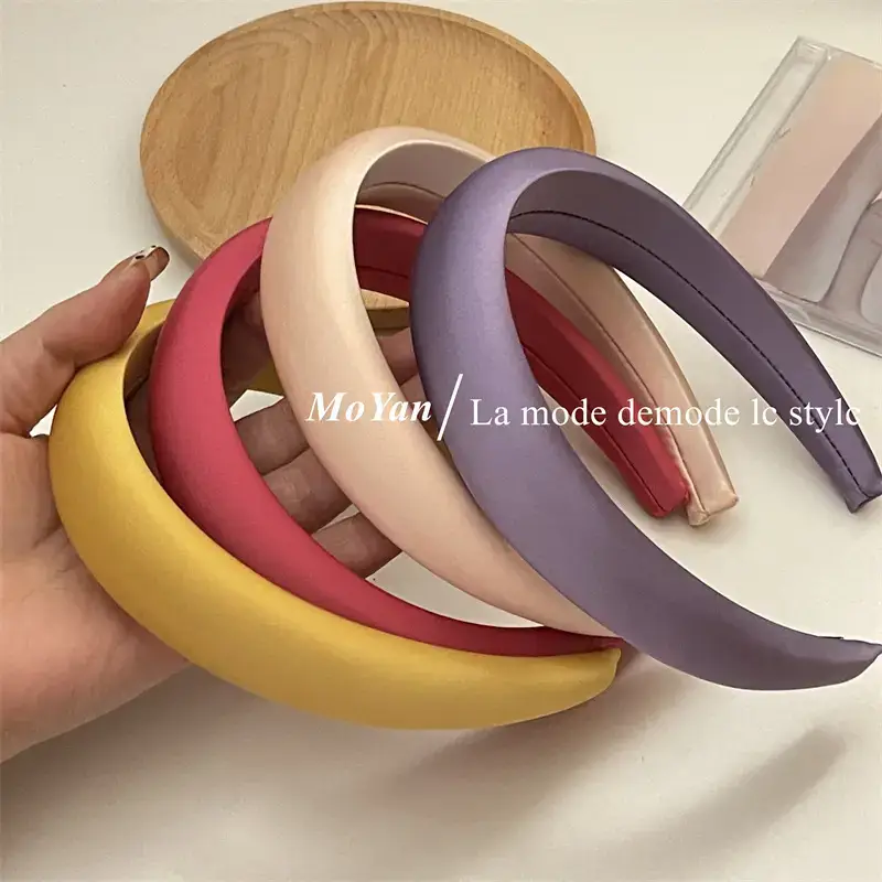 Purple Satin Hair Hoop for Women — feature 5