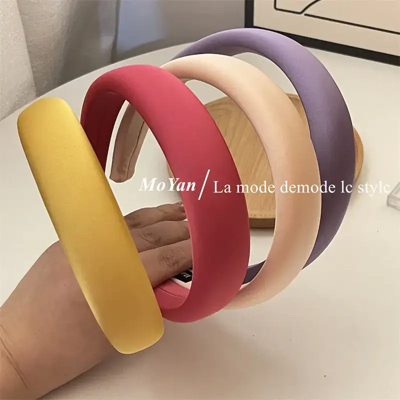 Purple Satin Hair Hoop for Women — feature 6