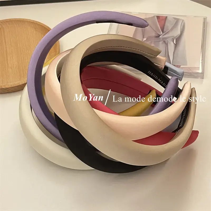 Purple Satin Hair Hoop for Women — feature 8