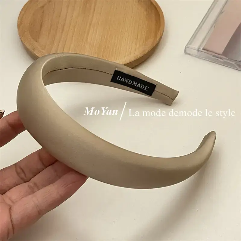 Purple Satin Hair Hoop for Women