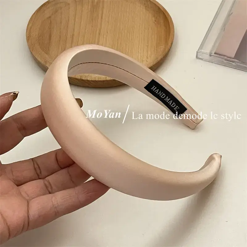 Purple Satin Hair Hoop for Women
